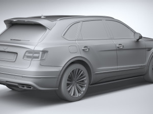 Bentley Bentayga Speed 2020 Modelo 3D