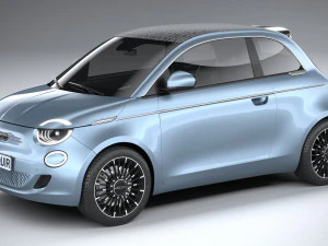 Fiat 500 La Prima 2021 Modello 3D