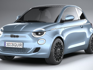 Fiat 500 La Prima 2021 3Dモデル