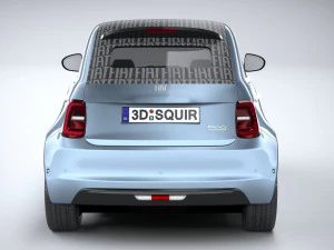 Fiat 500 La Prima 2021 3D Model