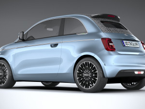 Fiat 500 La Prima 2021 3Dモデル