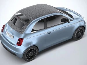 Fiat 500 La Prima 2021 3D Model