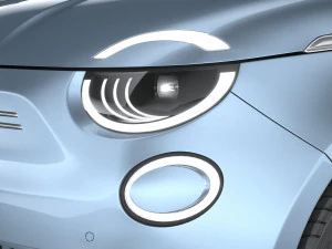 Fiat 500 La Prima 2021 3D Model