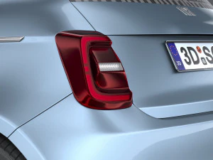 Fiat 500 La Prima 2021 3D Model