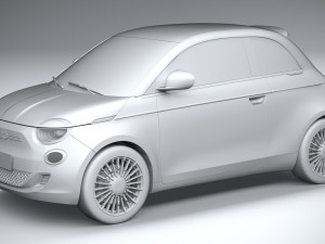 Fiat 500 La Prima 2021 3Dモデル