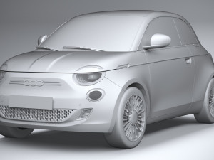 Fiat 500 La Prima 2021 3Dモデル