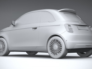 Fiat 500 La Prima 2021 3Dモデル
