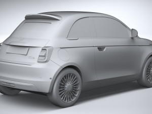 Fiat 500 La Prima 2021 3Dモデル