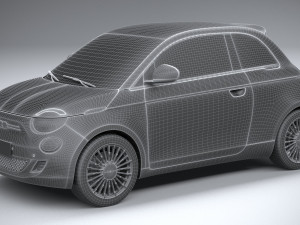 Fiat 500 La Prima 2021 3Dモデル