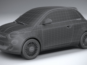 Fiat 500 La Prima 2021 3Dモデル