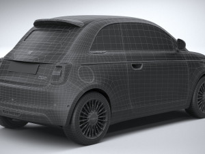 Fiat 500 La Prima 2021 3Dモデル
