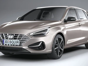 Hyundai i30 2020 3D Model