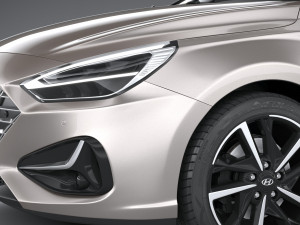 Hyundai i30 2020 Modèle 3D