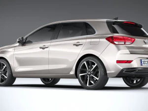 Hyundai i30 2020 3D Model