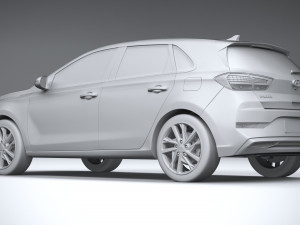 Hyundai i30 2020 Modèle 3D