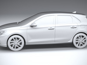Hyundai i30 2020 Modèle 3D
