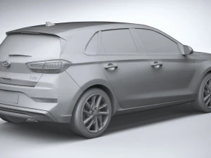 Hyundai i30 2020 3D Model