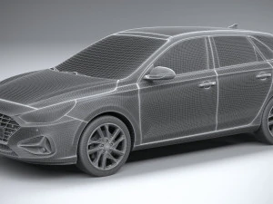 Hyundai i30 2020 3D Model
