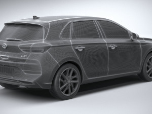 Hyundai i30 2020 Modèle 3D