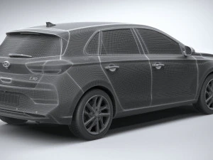 Hyundai i30 2020 3D Model