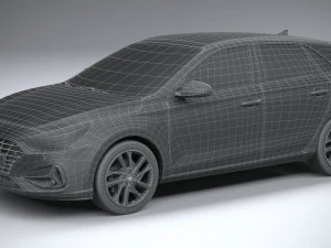 Hyundai i30 2020 3D Model