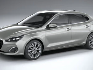 हुंडई i30 फास्टबैक 2019 3D मॉडल