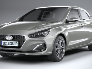 Hyundai i30 Fastback 2019 3D Model