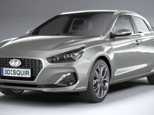 Hyundai i30 Fastback 2019 3D Model