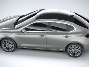 Hyundai i30 Fastback 2019 3D Model