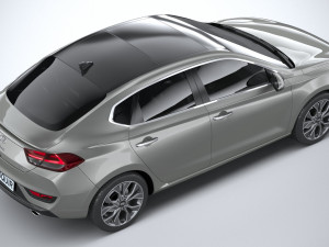 Hyundai i30 Fastback 2019 3D Model