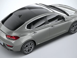 Hyundai i30 Fastback 2019 3D Model