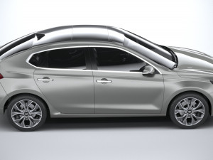 Hyundai i30 Fastback 2019 3D Model