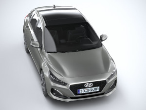 Hyundai i30 Fastback 2019 3D Model