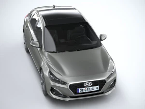 Hyundai i30 Fastback 2019 3D Model