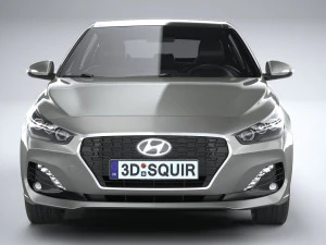 Hyundai i30 Fastback 2019 3D Model