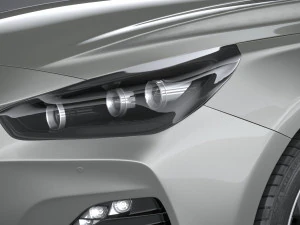 Hyundai i30 Fastback 2019 3D Model