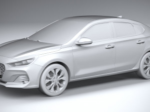 Hyundai i30 Fastback 2019 3D Model