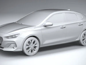 Hyundai i30 Fastback 2019 3D Model