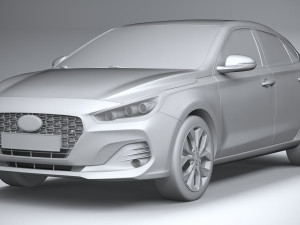 Hyundai i30 Fastback 2019 3D Model