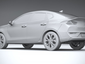 Hyundai i30 Fastback 2019 3D Model