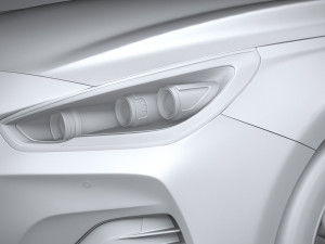 Hyundai i30 Fastback 2019 3D Model