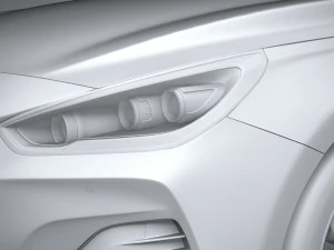 Hyundai i30 Fastback 2019 3D Model