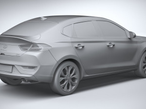 Hyundai i30 Fastback 2019 3D Model