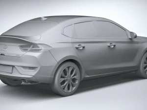 Hyundai i30 Fastback 2019 3D Model