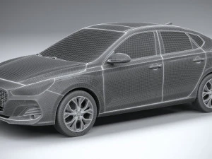 Hyundai i30 Fastback 2019 3D Model
