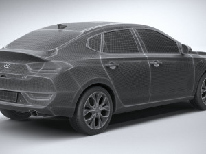 Hyundai i30 Fastback 2019 3D Model