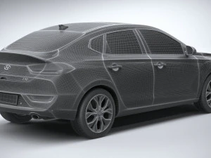 Hyundai i30 Fastback 2019 3D Model