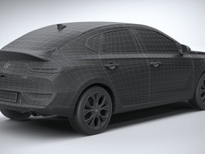 Hyundai i30 Fastback 2019 3D Model