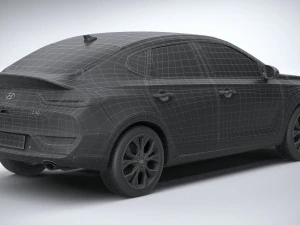 Hyundai i30 Fastback 2019 3D Model