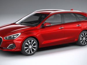 Hyundai i30 Wagon 2019 3D Model